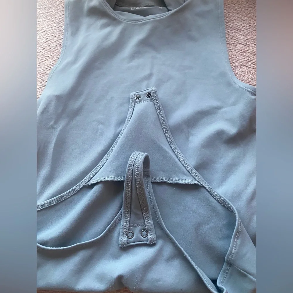 Abercrombie Bodysuit - soft a&f collection. Blue. Xs - Picture 5 of 5
